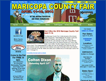 Tablet Screenshot of maricopacountyfair.org